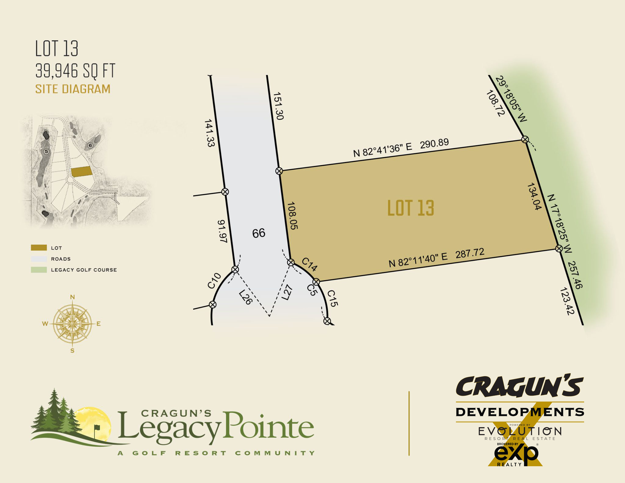 Legacy Pointe Lot 13 at Cragun's Developments in Brainerd, MN