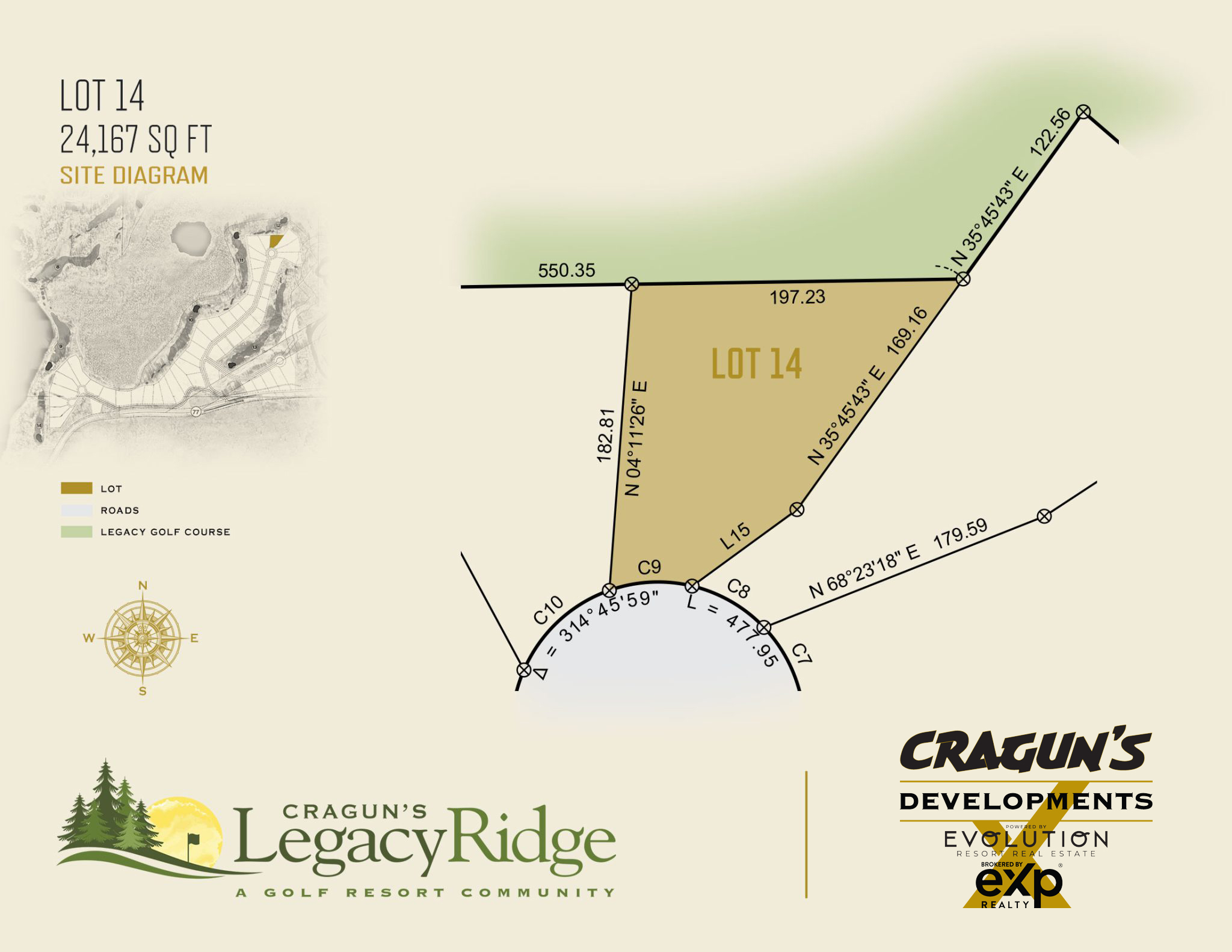Legacy Ridge Lot 14 at Cragun's Developments in Brainerd, MN