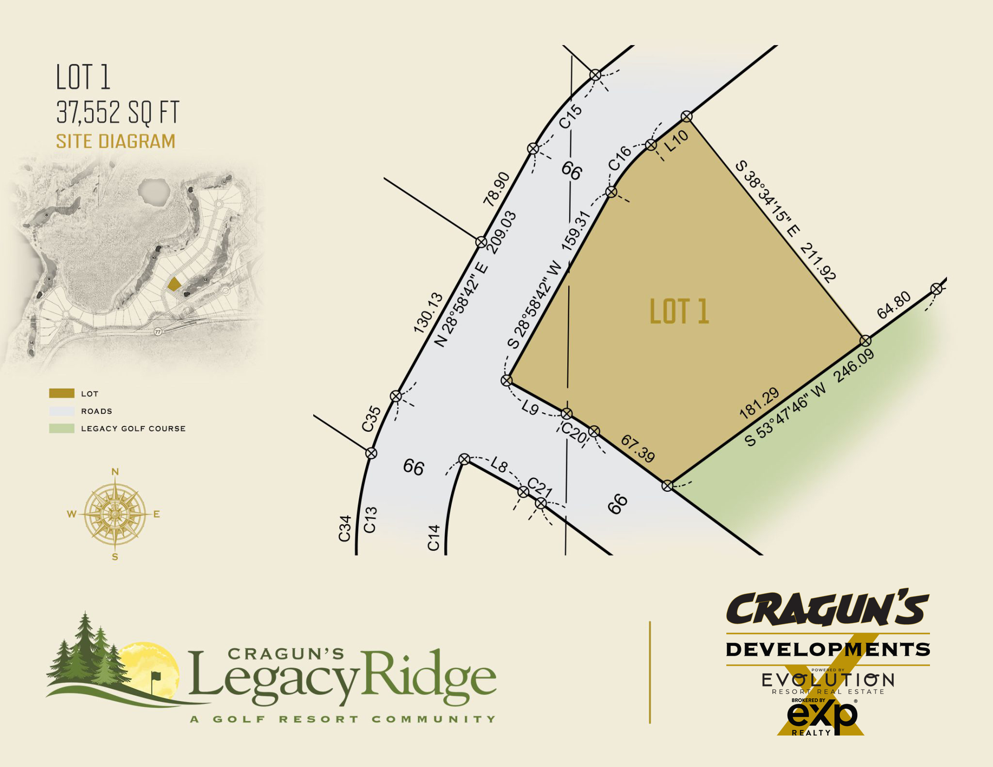 Legacy Ridge Lot 1 at Cragun's Developments in Brainerd, MN