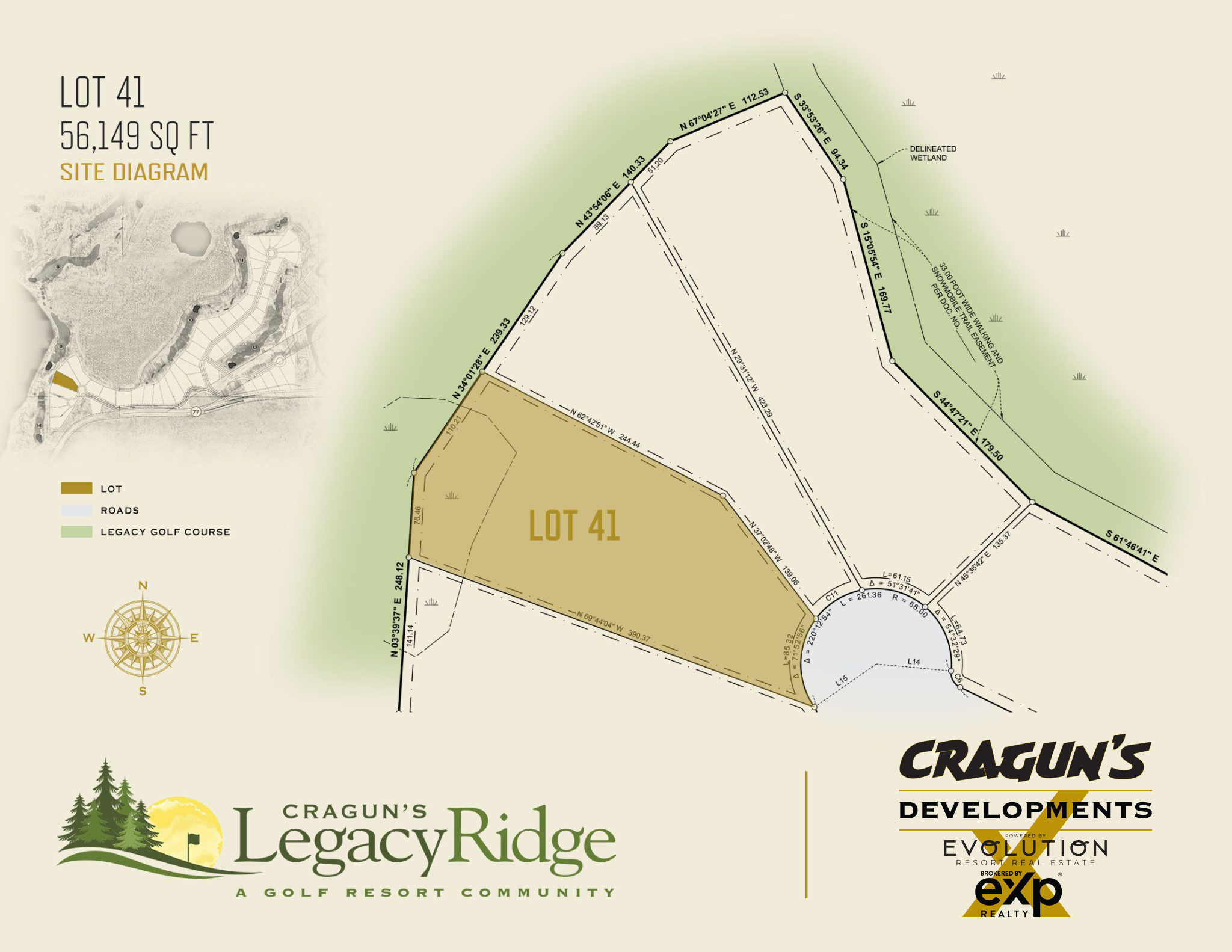 Legacy Ridge Lot 41 at Cragun's Developments in Brainerd, MN
