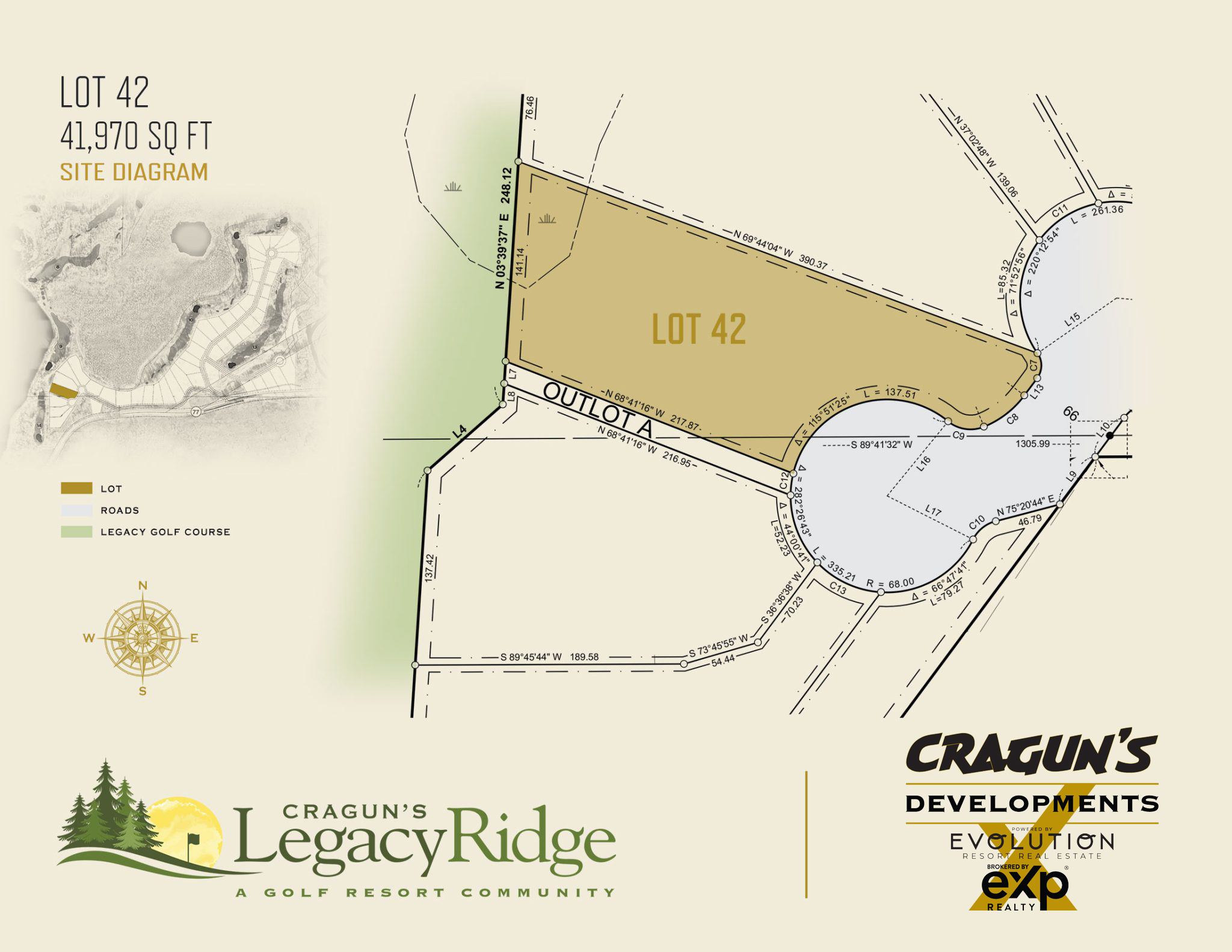 Legacy Ridge Lot 42 at Cragun's Developments in Brainerd, MN