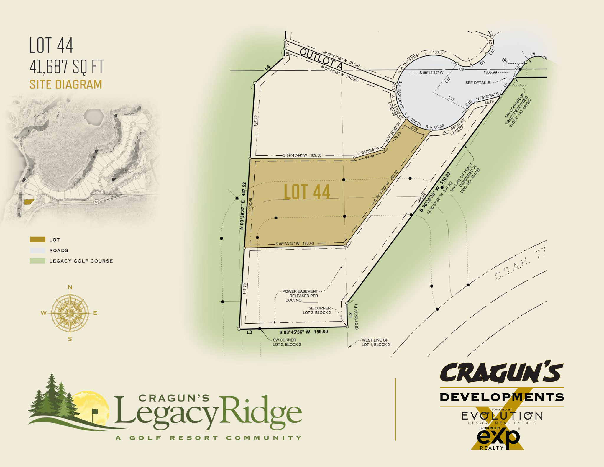 Legacy Ridge Lot 44 at Cragun's Developments in Brainerd, MN