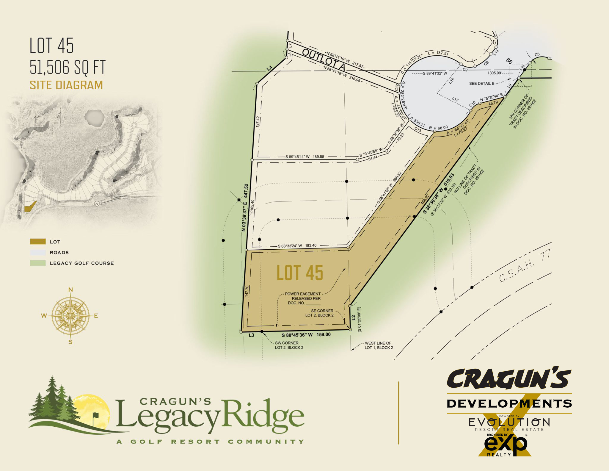 Legacy Ridge Lot 45 at Cragun's Developments in Brainerd, MN
