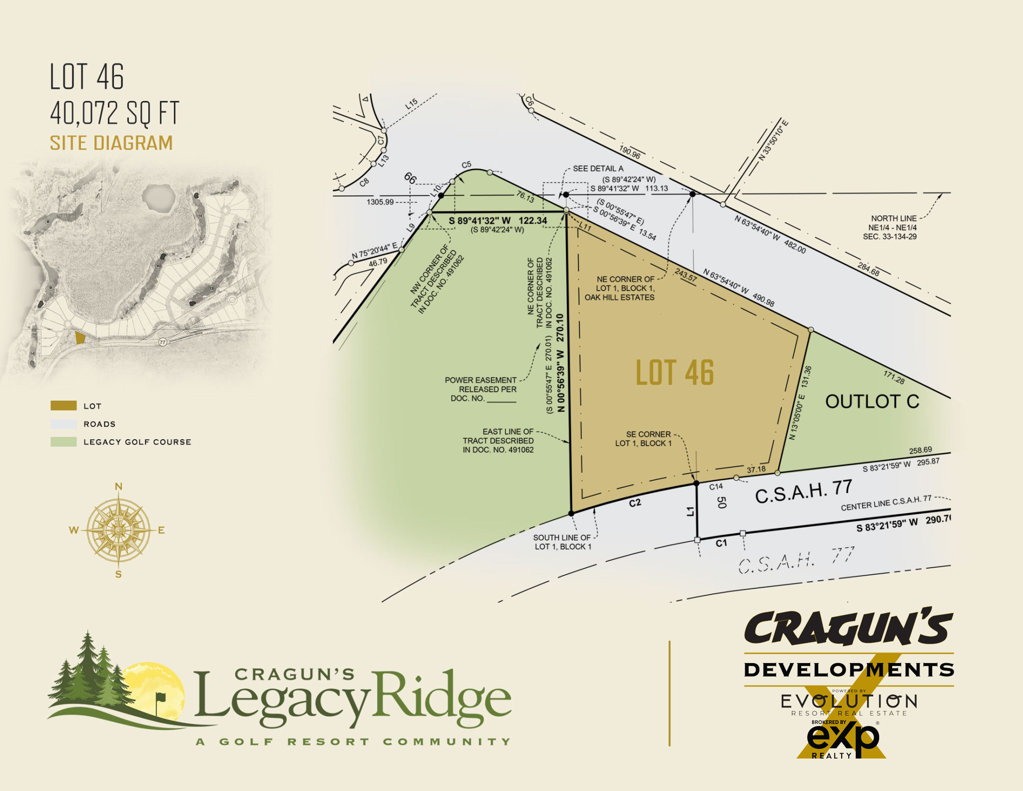 Legacy Ridge Lot 46 at Cragun's Developments in Brainerd, MN