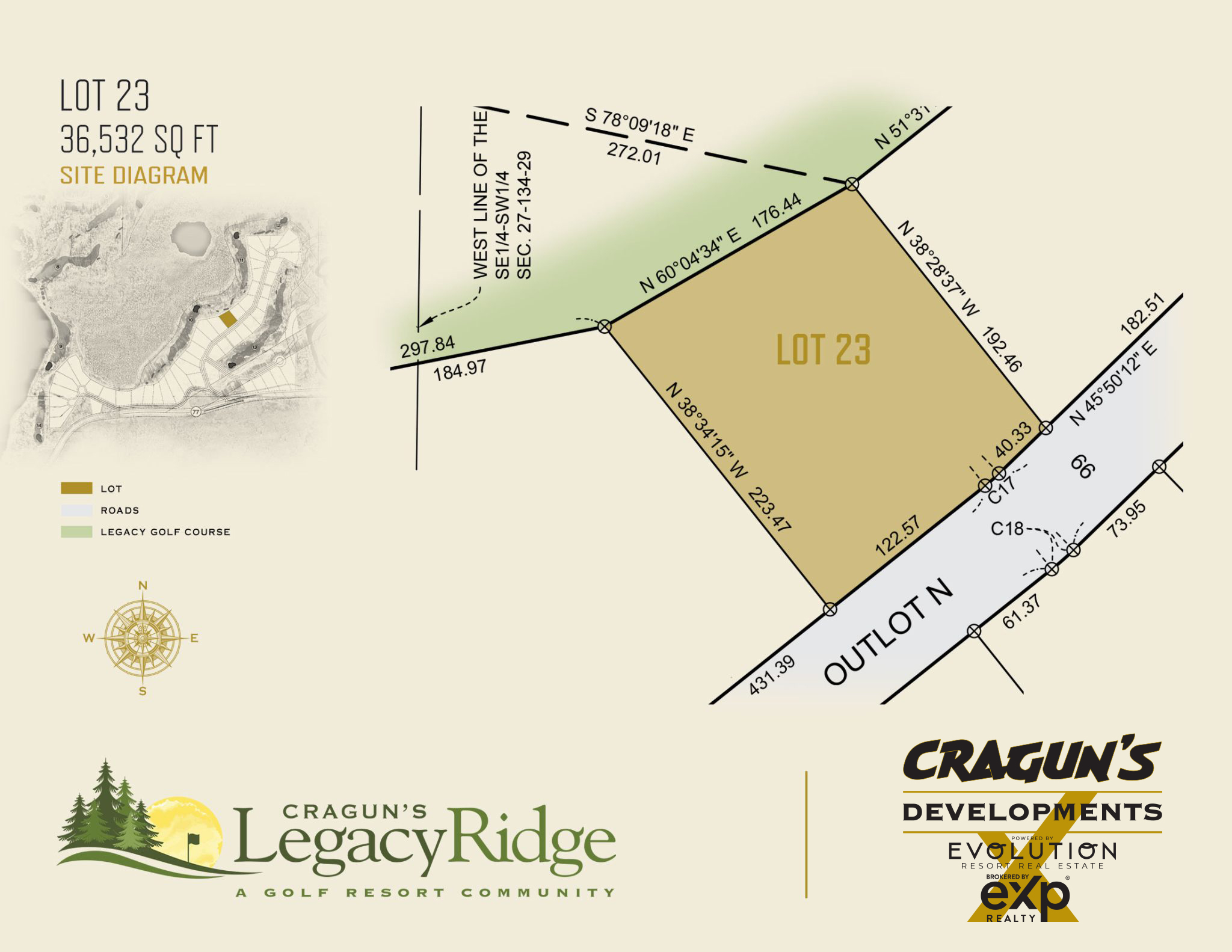 Legacy Ridge Lot 23 at Cragun's Developments in Brainerd, MN
