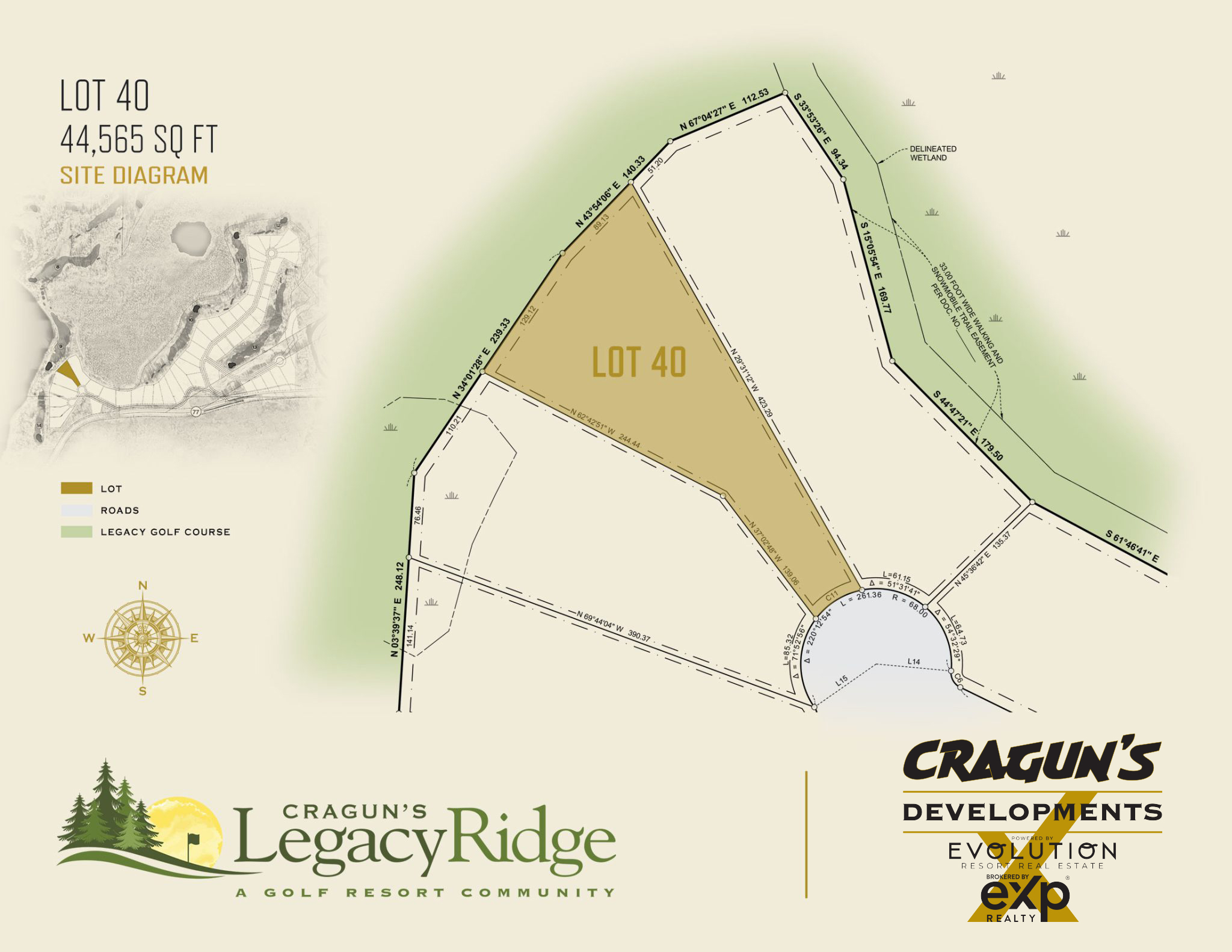 Legacy Ridge Lot 40 at Cragun's Developments in Brainerd, MN