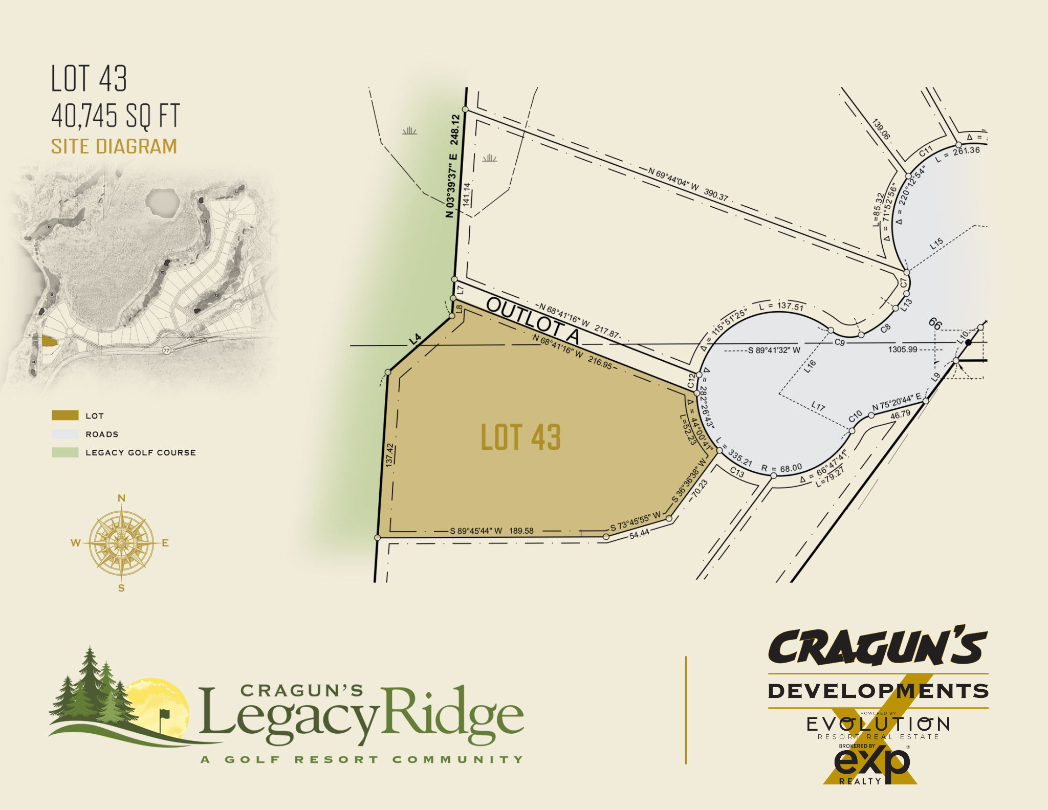 Legacy Ridge Lot 43 at Cragun's Developments in Brainerd, MN